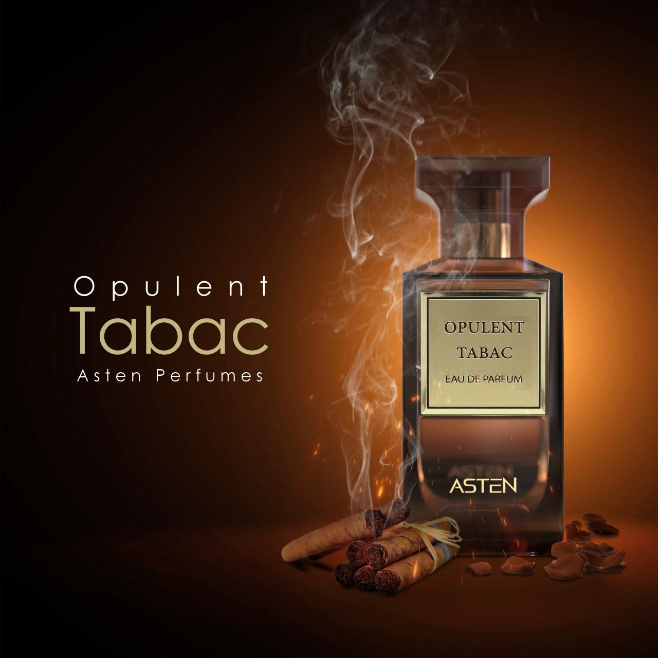 Opulent Tabac by Asten, apa de parfum, 80 ml, unisex