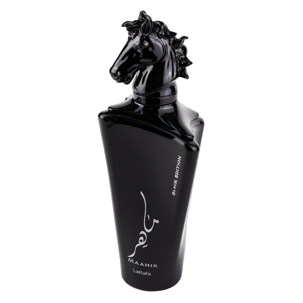 Parfum arabesc Maahir Black Edition, Lattafa, apa de parfum 100 ml, barbat