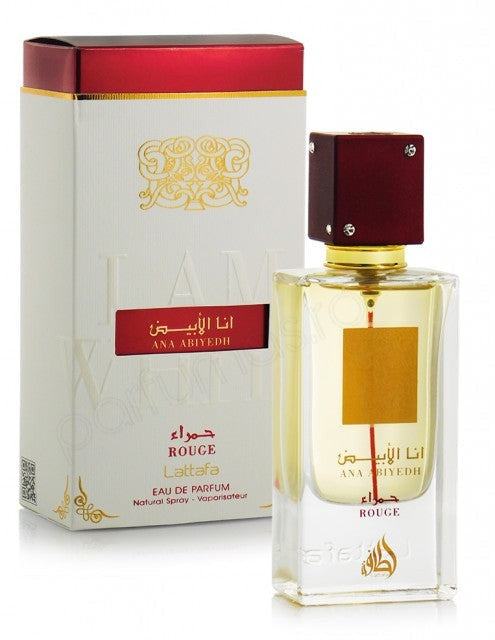 Parfum Ana Abiyedh Rouge, Lattafa, apa de parfum 60 ml, femei